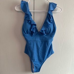 Blue Swimsuit/ NEVER WORN